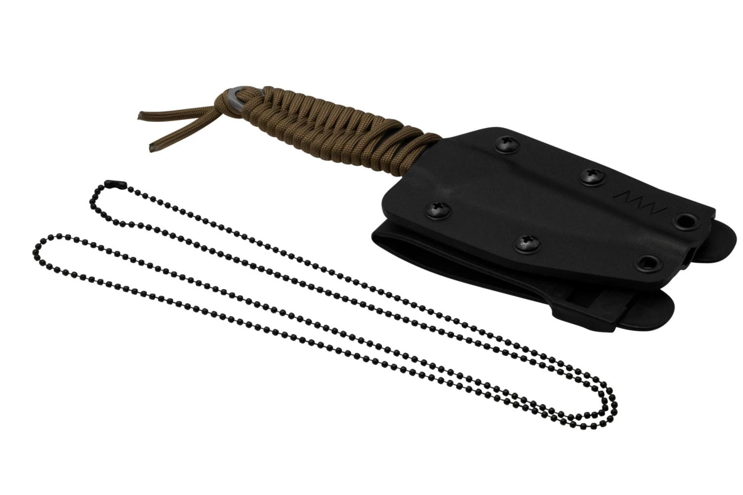 ANV Knives P100 Sleipner, Coyote Paracord, P100-005, Black Kydex Sheath, Couteau De Cou 6 ANV Knives P100 Sleipner, Coyote Paracord, P100-005, Black Kydex Sheath, Couteau De Cou – Image 6