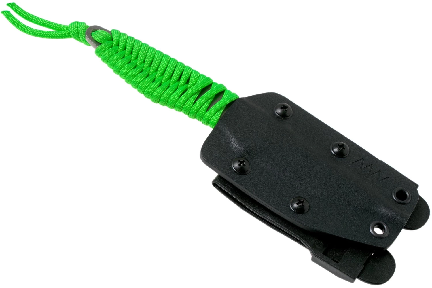 ANV P100 Sleipner, Neon Green Paracord, ANVP100-009, Black Kydex Sheath, Couteau De Cou 5 ANV P100 Sleipner, Neon Green Paracord, ANVP100-009, Black Kydex Sheath, Couteau De Cou – Image 5