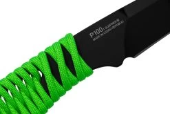 ANV Knives P100 Sleipner Cerakote, Neon Green Paracord, P100-043, Black Kydex Sheath, Couteau De Cou -Couteaux Promotion Boutique ANVP100 043 05 anv