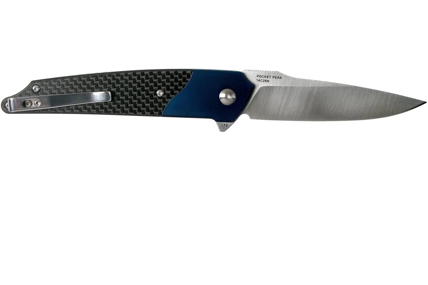 Amare Knives Pocket Peak Blue, Couteau De Poche 2 Amare Knives Pocket Peak Blue, Couteau De Poche – Image 2