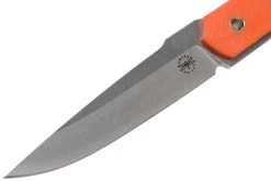 Amare Knives Pocket Peak Fixed, Stonewash Orange G10, Couteau à Lame Fixe -Couteaux Promotion Boutique AS PPF OR 03 amare knives