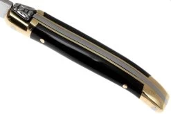 Petit Couteau De Poche De Laguiole En Aubrac, Corne De Buffle L0207BUL -Couteaux Promotion Boutique AUL0207BUL 06 laguiole en aubrac ktaul0207bul 06