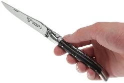 Laguiole En Aubrac HP 12cm Bois D'ébène Poli à La Main L0212EBH-FSI1 -Couteaux Promotion Boutique AUL0212EBH FSI1 07 laguiole en aubrac aul0212ebh fsi1 07