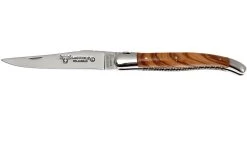 Laguiole En Aubrac 12cm Doubles Platines, Loupe D'olivier, L0712LLI-FSJ1