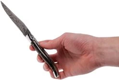 Laguiole En Aubrac 12 Cm Damast Couteau, Full Handle Corne L0712PCI-FFI1 -Couteaux Promotion Boutique AUL0712PCI FFI1 08 laguiole en aubrac aul0712pci ffi1 08