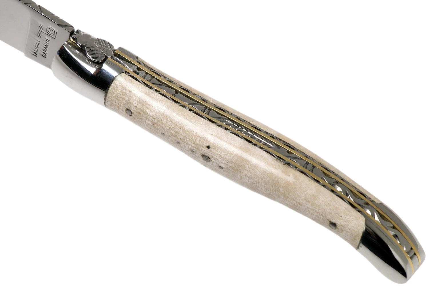 Laguiole En Aubrac 12cm Doubles Platines, érable Ondé Guilloché à La Main L0712EEN1/FSJ1 7 Laguiole En Aubrac 12cm Doubles Platines, érable Ondé Guilloché à La Main L0712EEN1/FSJ1 – Image 7