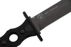 Benchmade SOCP Black 185BK CPM 3V, Couteau Fixe, Greg Thompson Design -Couteaux Promotion Boutique BE185BK 05 benchmade