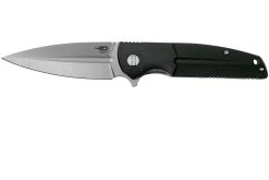 Bestech Fin BG34A-1 Satin, Black G10 Couteau De Poche