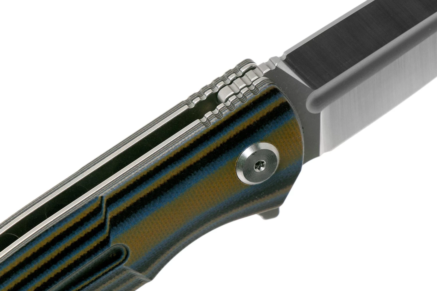 Bestech Fin BG34D-1 Satin, Black-Blue-Brown G10 Couteau De Poche 6 Bestech Fin BG34D-1 Satin, Black-Blue-Brown G10 Couteau De Poche – Image 6