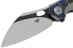 Bestech Nogard BT2105A Titanium, Blue Marble Carbonfiber Couteau De Poche, Kombou Design -Couteaux Promotion Boutique BHBT2105A 03 bestech