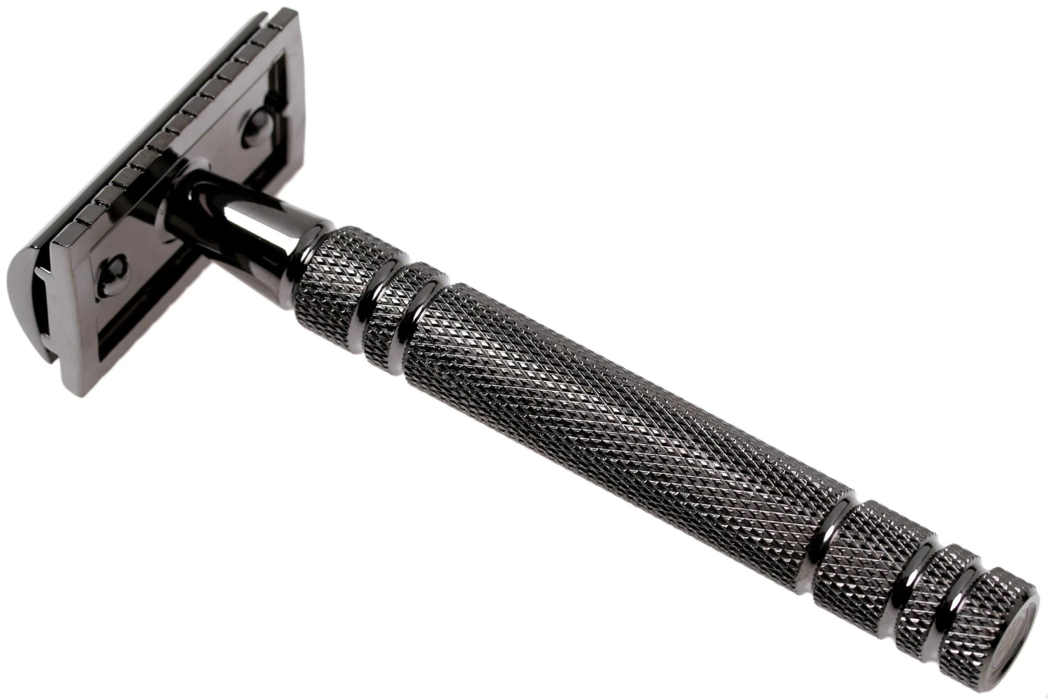 Böker Safety Razor Boraso Gunmetal Grey 04BO223 Rasoir Classique, Gris 2 Böker Safety Razor Boraso Gunmetal Grey 04BO223 Rasoir Classique, Gris – Image 2