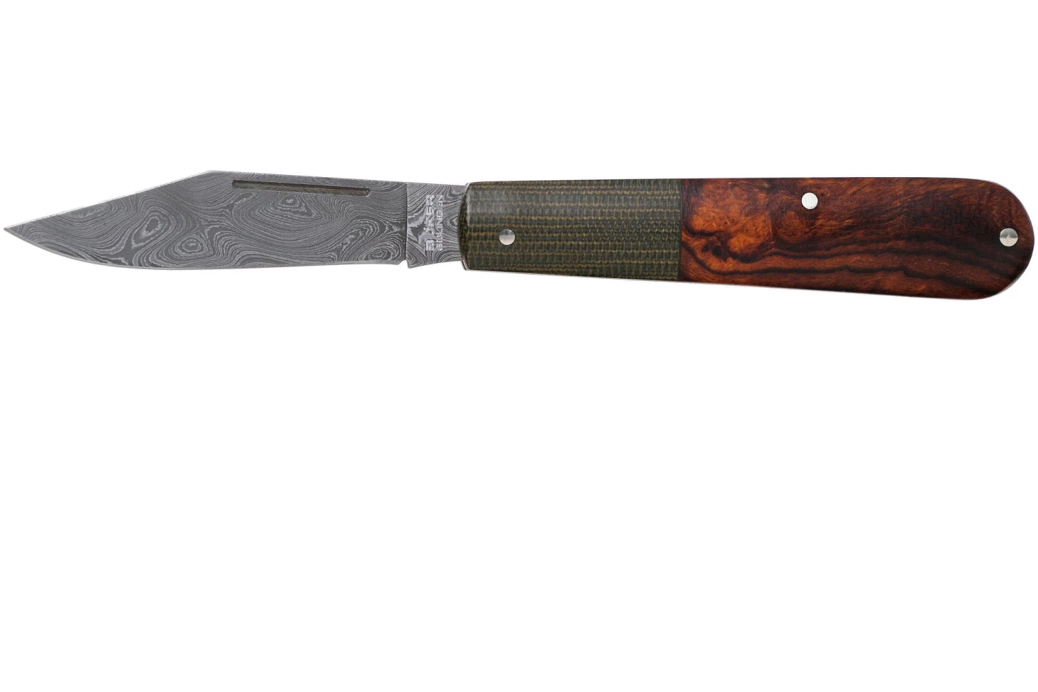 Böker Barlow Integral Desert Ironwood Leopard-Damast 100501DAM Couteau De Poche 1 Böker Barlow Integral Desert Ironwood Leopard-Damast 100501DAM Couteau De Poche