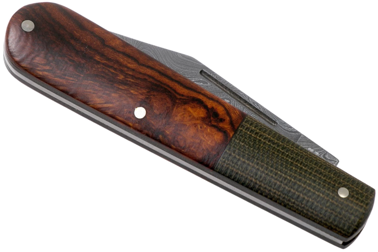 Böker Barlow Integral Desert Ironwood Leopard-Damast 100501DAM Couteau De Poche 4 Böker Barlow Integral Desert Ironwood Leopard-Damast 100501DAM Couteau De Poche – Image 4