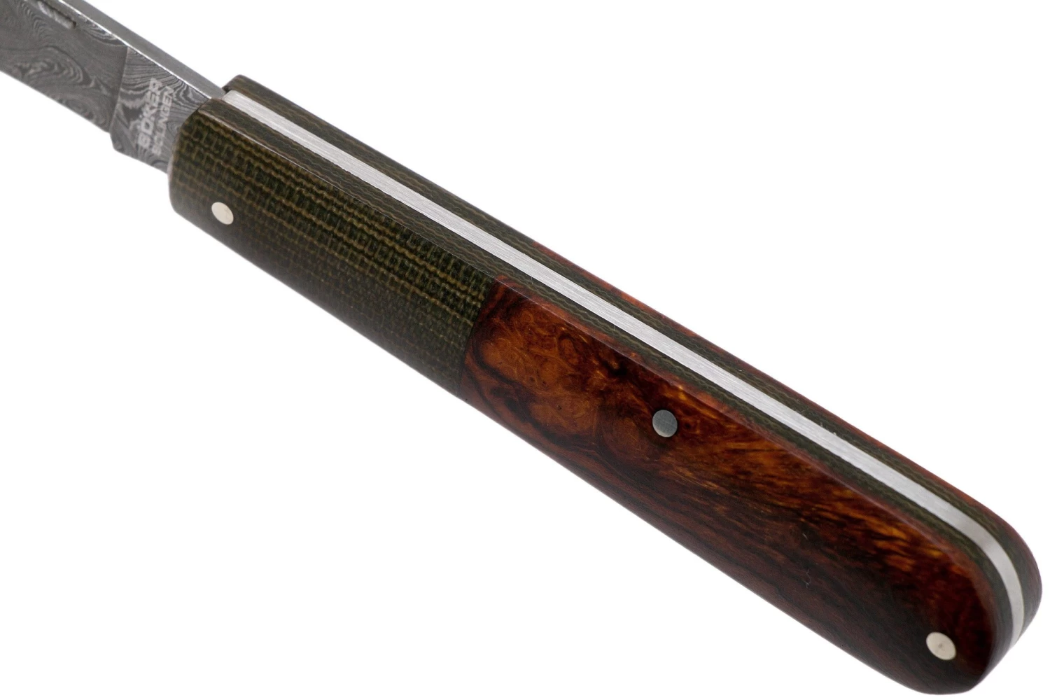 Böker Barlow Integral Desert Ironwood Leopard-Damast 100501DAM Couteau De Poche 7 Böker Barlow Integral Desert Ironwood Leopard-Damast 100501DAM Couteau De Poche – Image 7