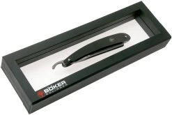 Böker Manufaktur Ebony Damascus Rasoir Coupe-chou 140609DAM 13 Böker Manufaktur Ebony Damascus Rasoir Coupe-chou 140609DAM -Couteaux Promotion Boutique BO140609DAM 07 boker