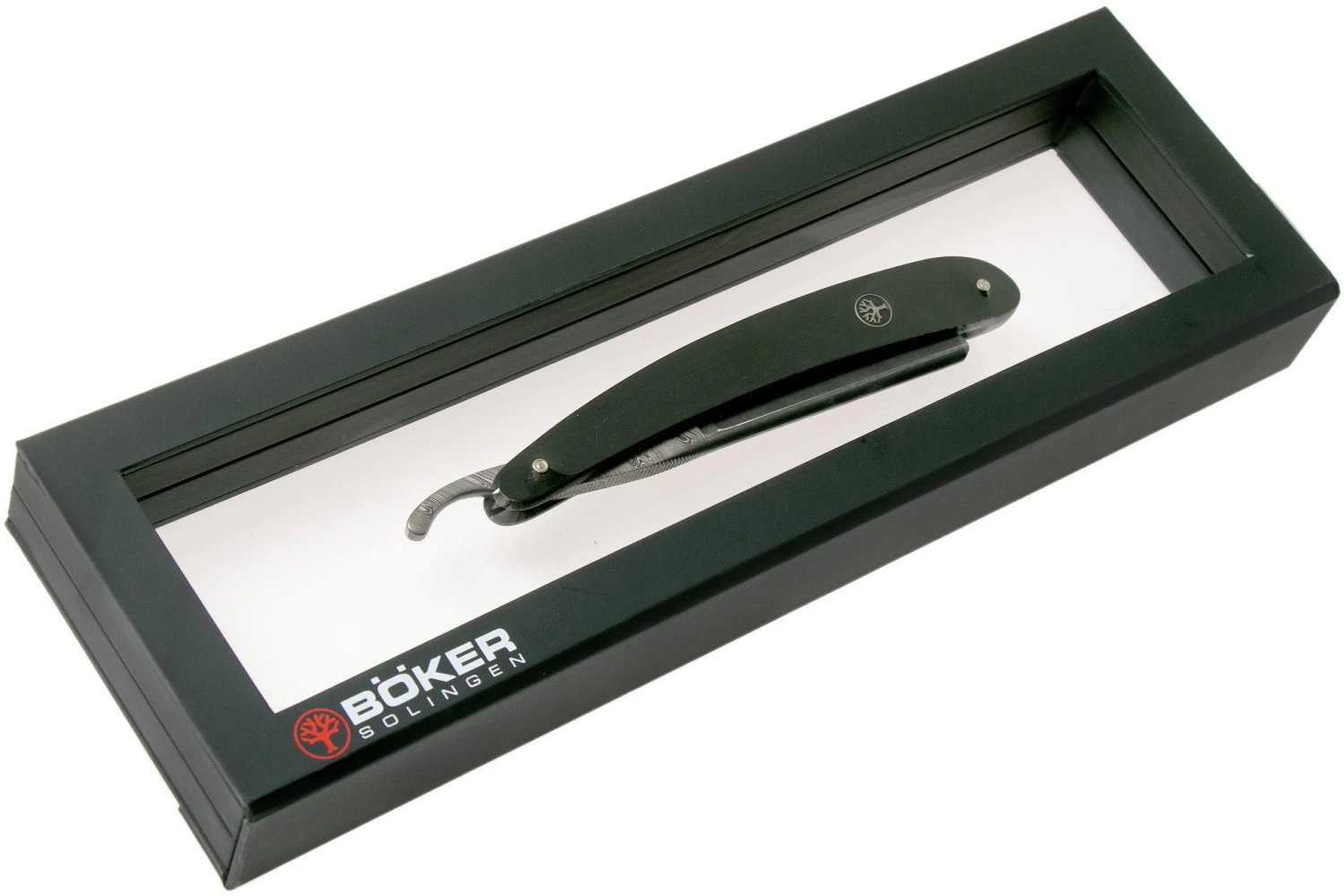 Böker Manufaktur Ebony Damascus Rasoir Coupe-chou 140609DAM 7 Böker Manufaktur Ebony Damascus Rasoir Coupe-chou 140609DAM – Image 7