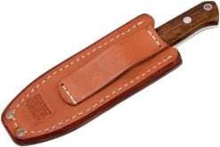 Bark River Bravo Necker II CPM 154CM, Desert Ironwood, Brown Sheath -Couteaux Promotion Boutique BRK07 002DIW2 08 bark river brk07 002diw2 08