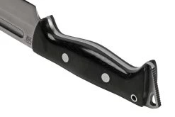 Bark River Bravo Tope Recon CPM 3V Black Canvas Micarta, Couteau De Survie -Couteaux Promotion Boutique BRK10 221BCM 05 barkriver