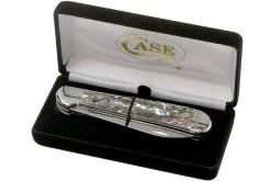 Case Copperhead Abalone, 12023, 8249W SS Couteau De Poche, Coffret Cadeau -Couteaux Promotion Boutique CE12023 05 case