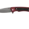 Case The Marilla, Red Anodized Aluminum, S35VN, Black G10 Inlay, 25881 Couteau De Poche