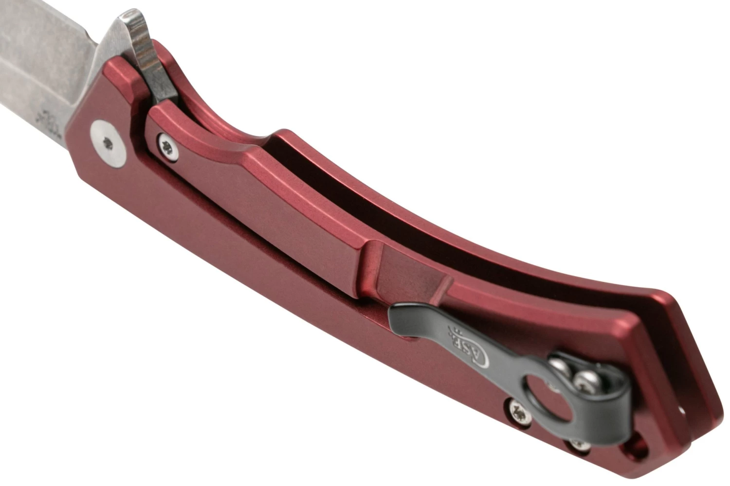 Case The Marilla, Red Anodized Aluminum, S35VN, Black G10 Inlay, 25881 Couteau De Poche 5 Case The Marilla, Red Anodized Aluminum, S35VN, Black G10 Inlay, 25881 Couteau De Poche – Image 5