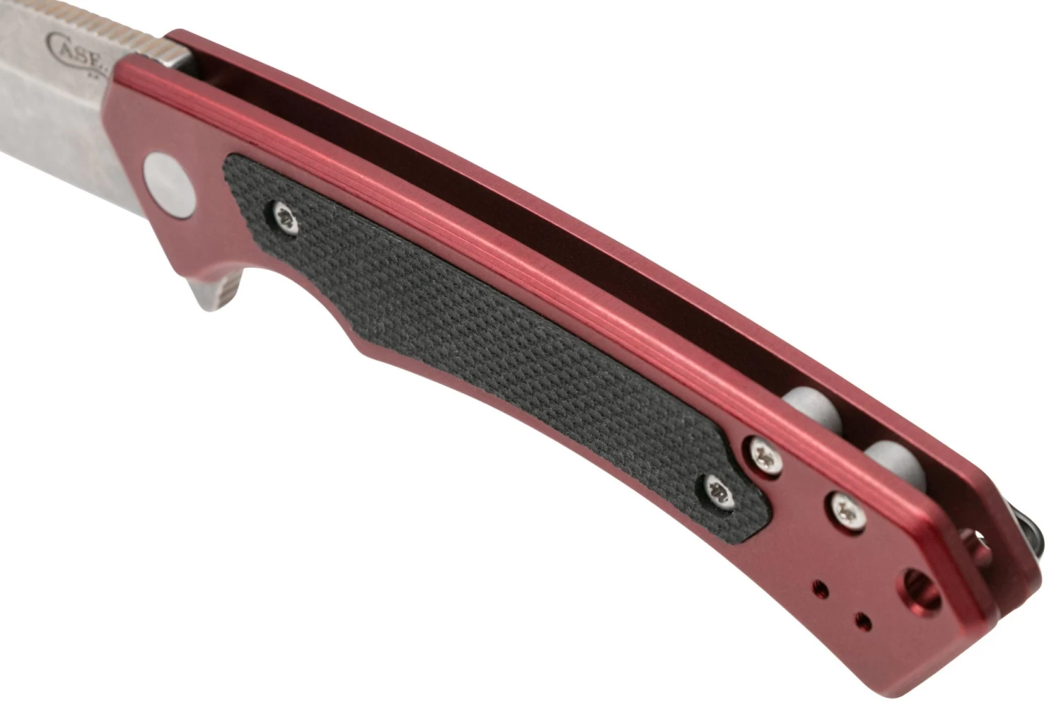 Case The Marilla, Red Anodized Aluminum, S35VN, Black G10 Inlay, 25881 Couteau De Poche 7 Case The Marilla, Red Anodized Aluminum, S35VN, Black G10 Inlay, 25881 Couteau De Poche – Image 7