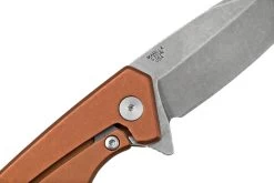 Case The Marilla, S35VN, Brown Anodized Aluminum, Black G-10 Inlay, 25885 Couteau De Poche -Couteaux Promotion Boutique CE25885 05 case