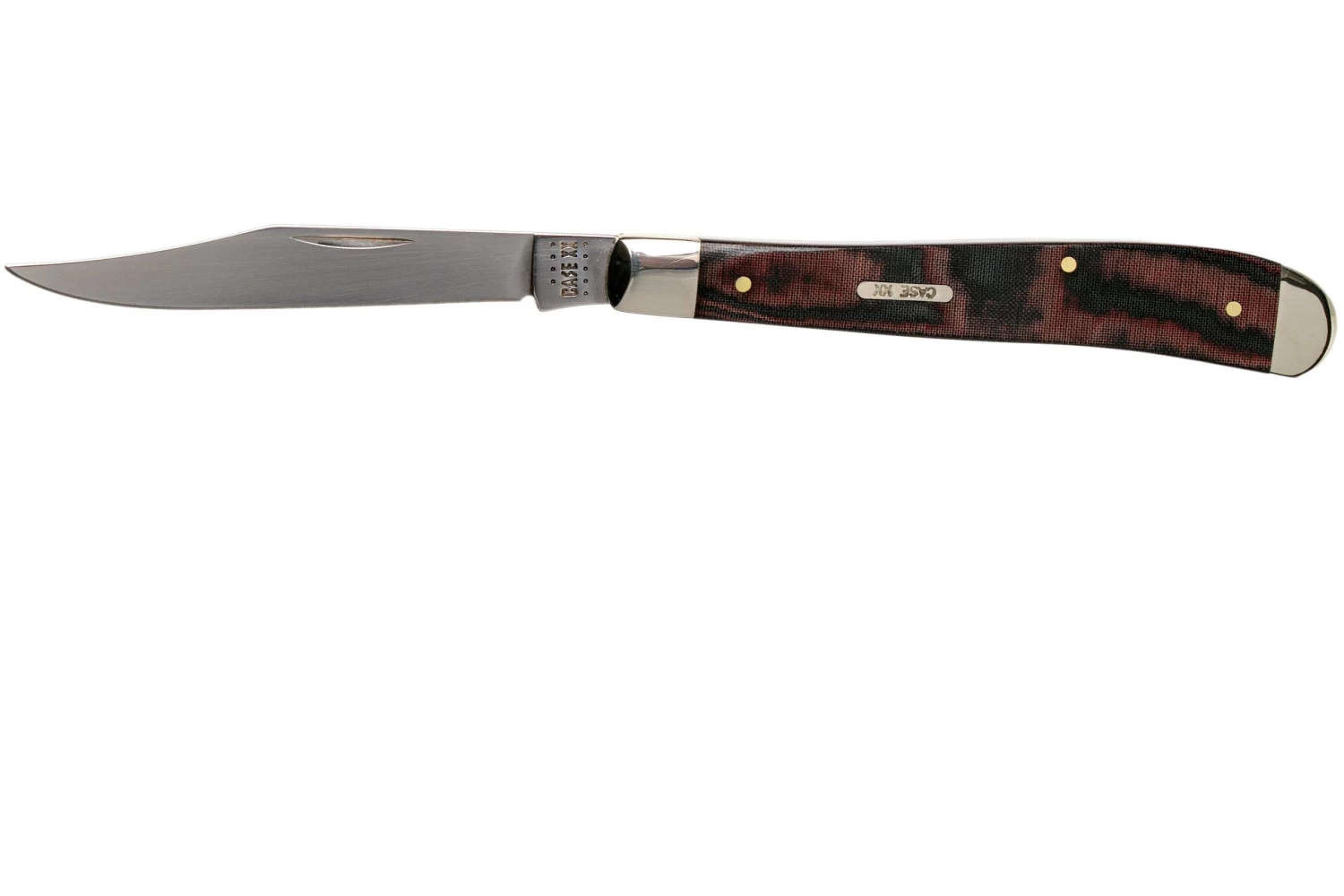 Case Slimline Trapper Smooth Black Red Micarta, 27857, 101048 SS Couteau De Poche 1 Case Slimline Trapper Smooth Black Red Micarta, 27857, 101048 SS Couteau De Poche