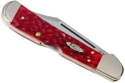 Case Copperhead Dark Red Bone, Peach Seed Jig, 31954, 61749L CV Couteau De Poche -Couteaux Promotion Boutique CE31954 04 case
