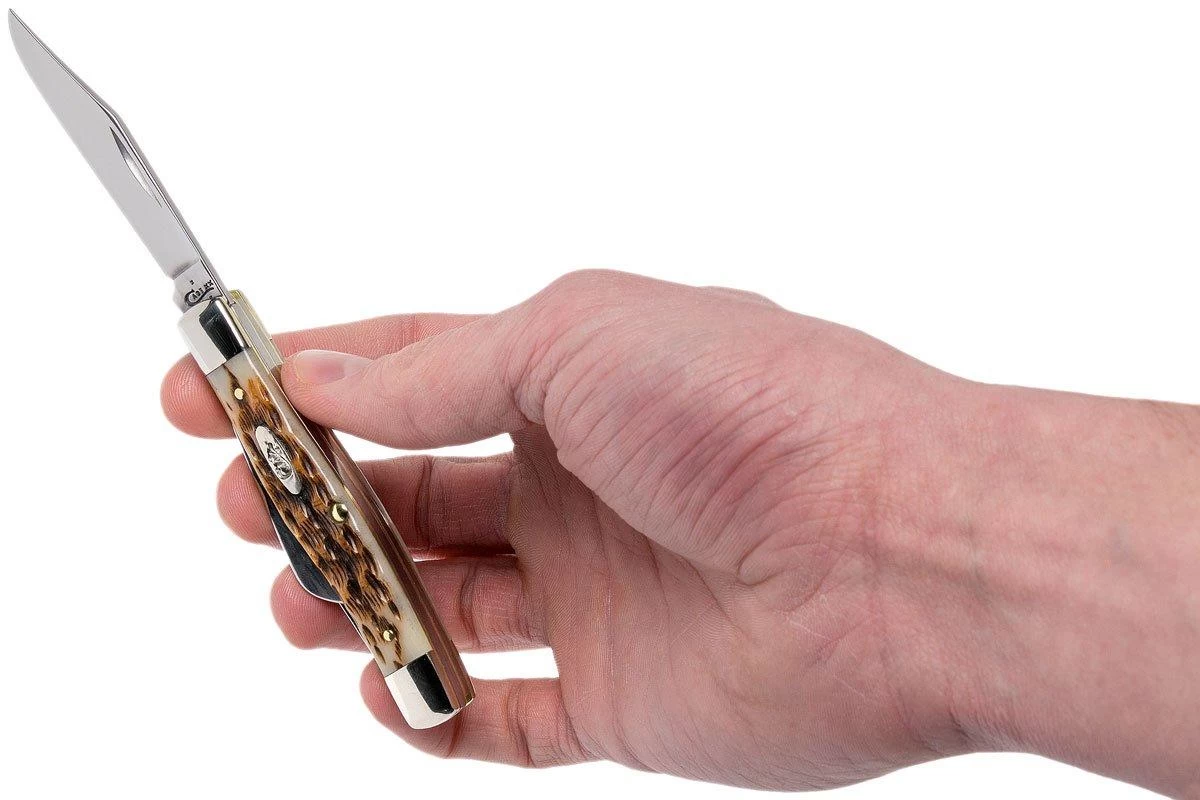 Case Stockman Amber Jigged Bone, 00079, 63032 CV Couteau De Poche 11 Case Stockman Amber Jigged Bone, 00079, 63032 CV Couteau De Poche – Image 11