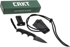 CRKT Minimalist Drop Point 2384K Couteau De Cou, Alan Folts Design -Couteaux Promotion Boutique CK 2384K 06 crkt ck 2384k 06