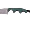 CRKT Minimalist Spear Point, Green Black, Couteau De Cou, Alan Folts Design