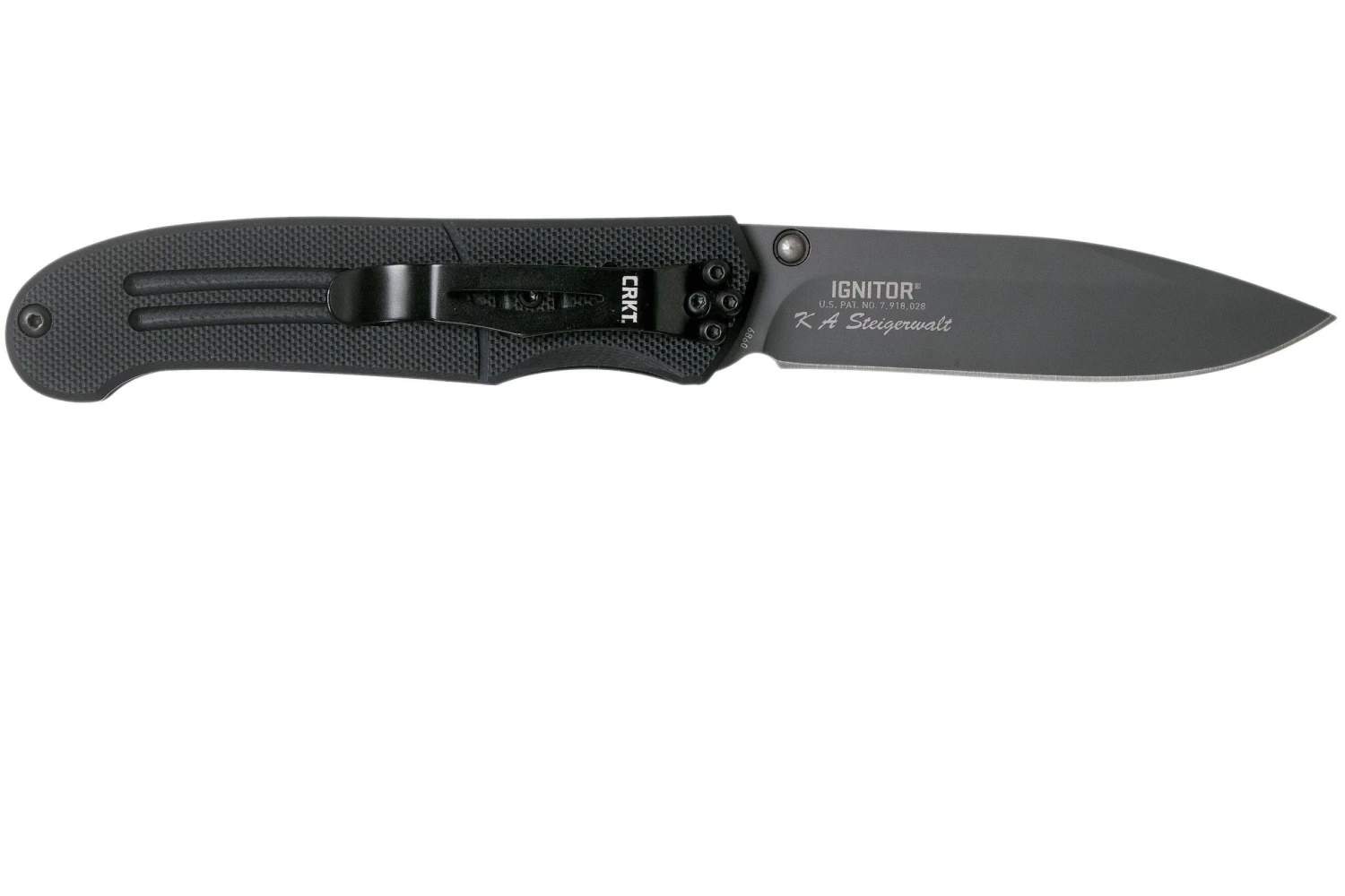 CRKT Ignitor 6860 Black Couteau De Poche, Ken Steigerwalt Design 2 CRKT Ignitor 6860 Black Couteau De Poche, Ken Steigerwalt Design – Image 2