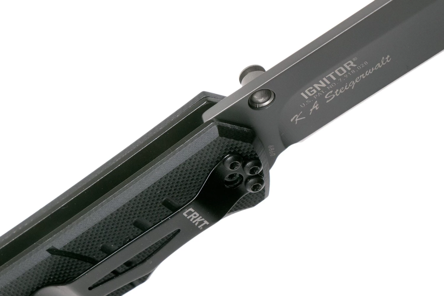 CRKT Ignitor 6860 Black Couteau De Poche, Ken Steigerwalt Design 6 CRKT Ignitor 6860 Black Couteau De Poche, Ken Steigerwalt Design – Image 6