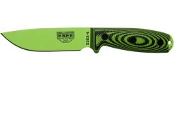 ESEE Model 4 Venom Green Blade 3D Neon Green-Black G10 Couteau De Survie 4PVG-007 étui Noir + Clip De Poche