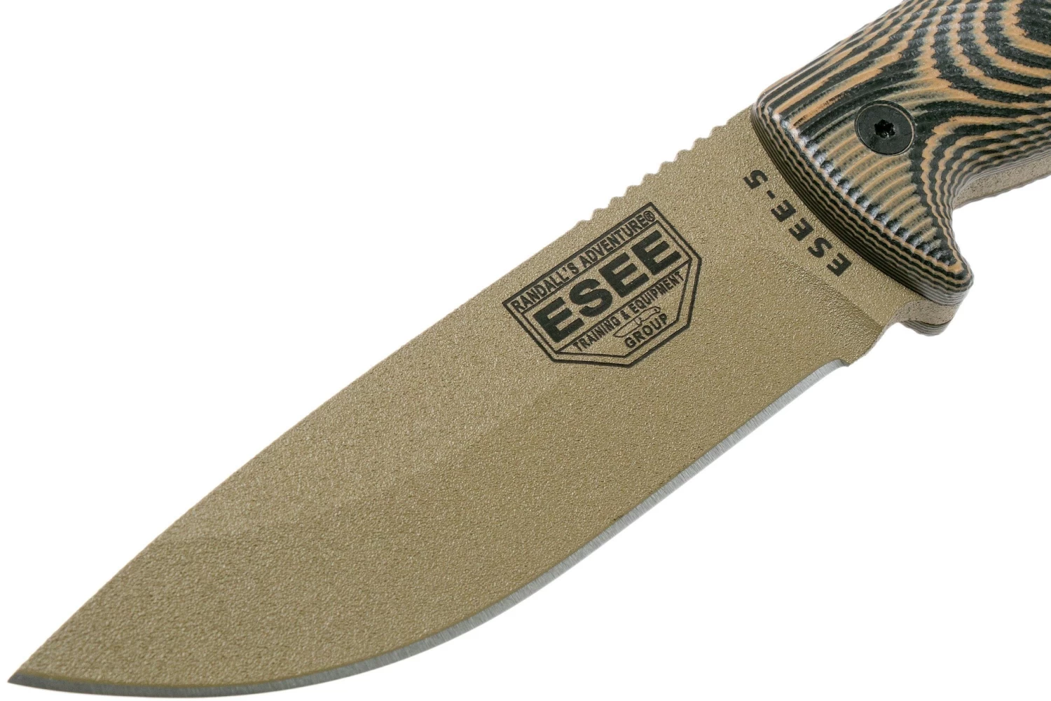 ESEE Model 5 Dark Earth Blade 3D Coyote-Black G10 Couteau De Survie 5PDE-005 étui Kydex + Clip Plat 3 ESEE Model 5 Dark Earth Blade 3D Coyote-Black G10 Couteau De Survie 5PDE-005 étui Kydex + Clip Plat – Image 3