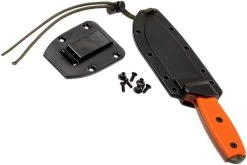 ESEE Model 4 OD Blade, Orange Handle 4P-OD Avec étui + Clip -Couteaux Promotion Boutique EE ESEE 4P OD 07 esee knives ee esee 4p od 07