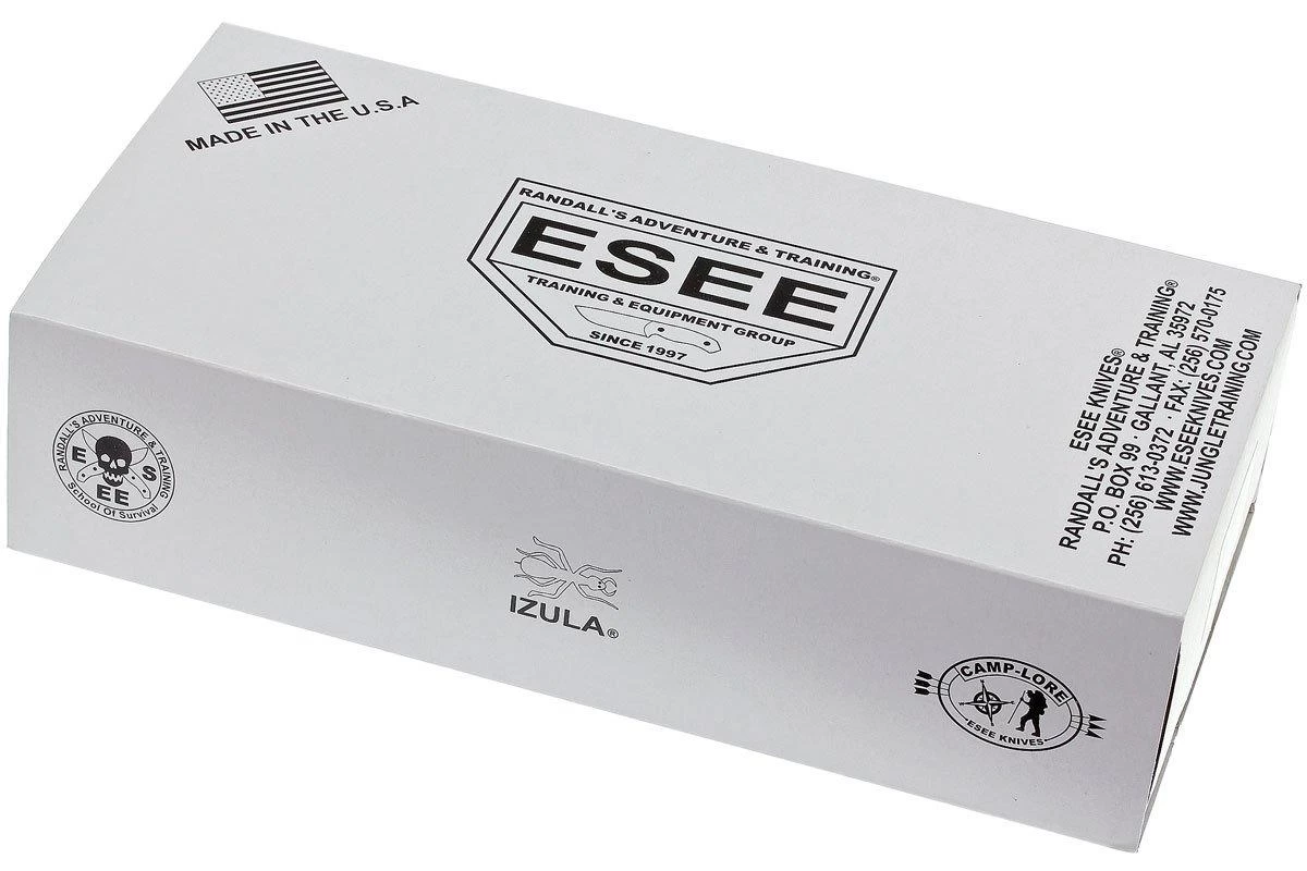 ESEE Izula Dark Earth IZULA-DE Couteau De Cou Avec étui Noir + Clip Ceinture 5 ESEE Izula Dark Earth IZULA-DE Couteau De Cou Avec étui Noir + Clip Ceinture – Image 5