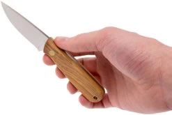 Brisa Necker 70 Flat - Olive - étui En Cuir - 9813 -Couteaux Promotion Boutique ENZ 9813 06 enzo enz 9813 06