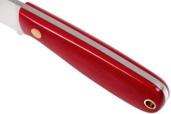 Brisa Necker 70 Alice, Red Micarta, Leather Sheath 9819 -Couteaux Promotion Boutique ENZ 9819 05 enzo enz 9819 05