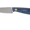 Brisa Necker 70 Ringo, Jeans Micarta, Leather Sheath 9821