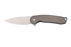 Ferrum Forge Micro Stinger Stonewashed Grey MCS-SW Couteau De Poche Porte-clés