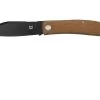 Fox Knives Livri FX-273MCBB Knivesandtools Exclusive, Brown Micarta, Black Couteau De Poche Slipjoint