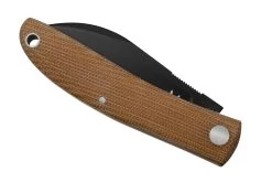 Fox Knives Livri FX-273MCBB Knivesandtools Exclusive, Brown Micarta, Black Couteau De Poche Slipjoint -Couteaux Promotion Boutique FOFX 273MCBB 06 foxknives