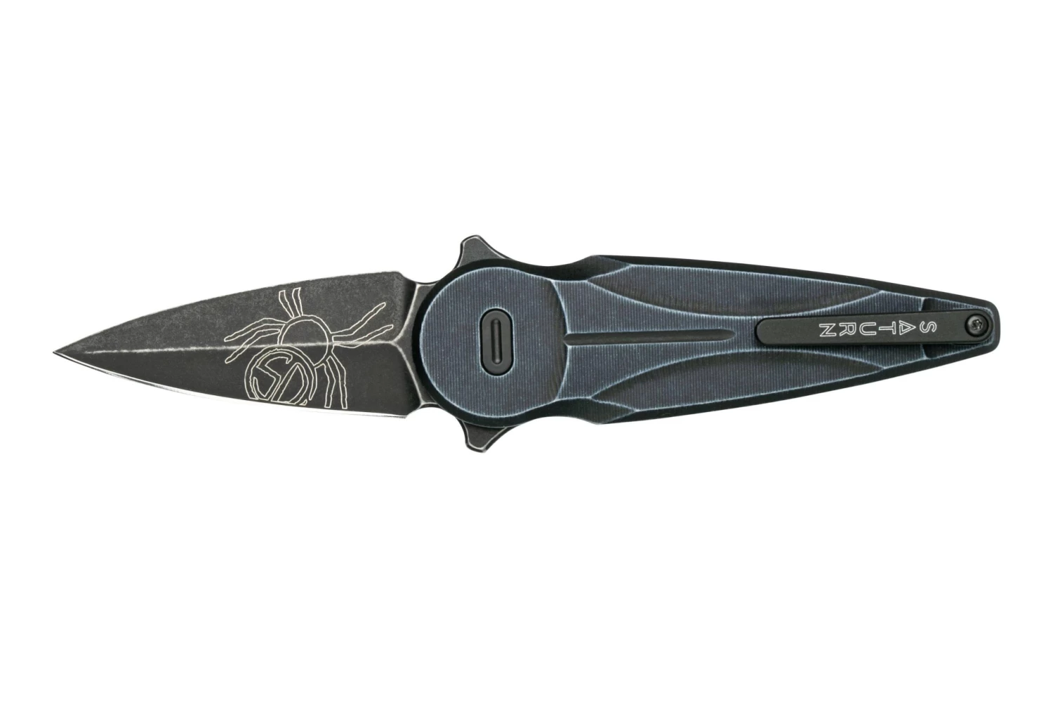 Fox Knives Saturn Black SW Linkshandig, FX-551 SX ALB Couteau De Poche 1 Fox Knives Saturn Black SW Linkshandig, FX-551 SX ALB Couteau De Poche