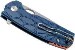 Fox Vox Core FX-604BL Blue Stonewashed Couteau De Poche, Jesper Voxnaes Design -Couteaux Promotion Boutique FOFX 604BL 04 fox knives