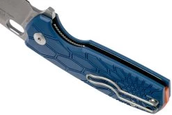 Fox Vox Core FX-604BL Blue Stonewashed Couteau De Poche, Jesper Voxnaes Design -Couteaux Promotion Boutique FOFX 604BL 05 fox knives
