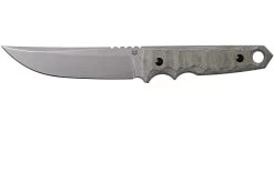 Fox Knives Ryu FX-634 MOD Green Canvas Micarta, Couteau Fixe, Black Roc Knives Design
