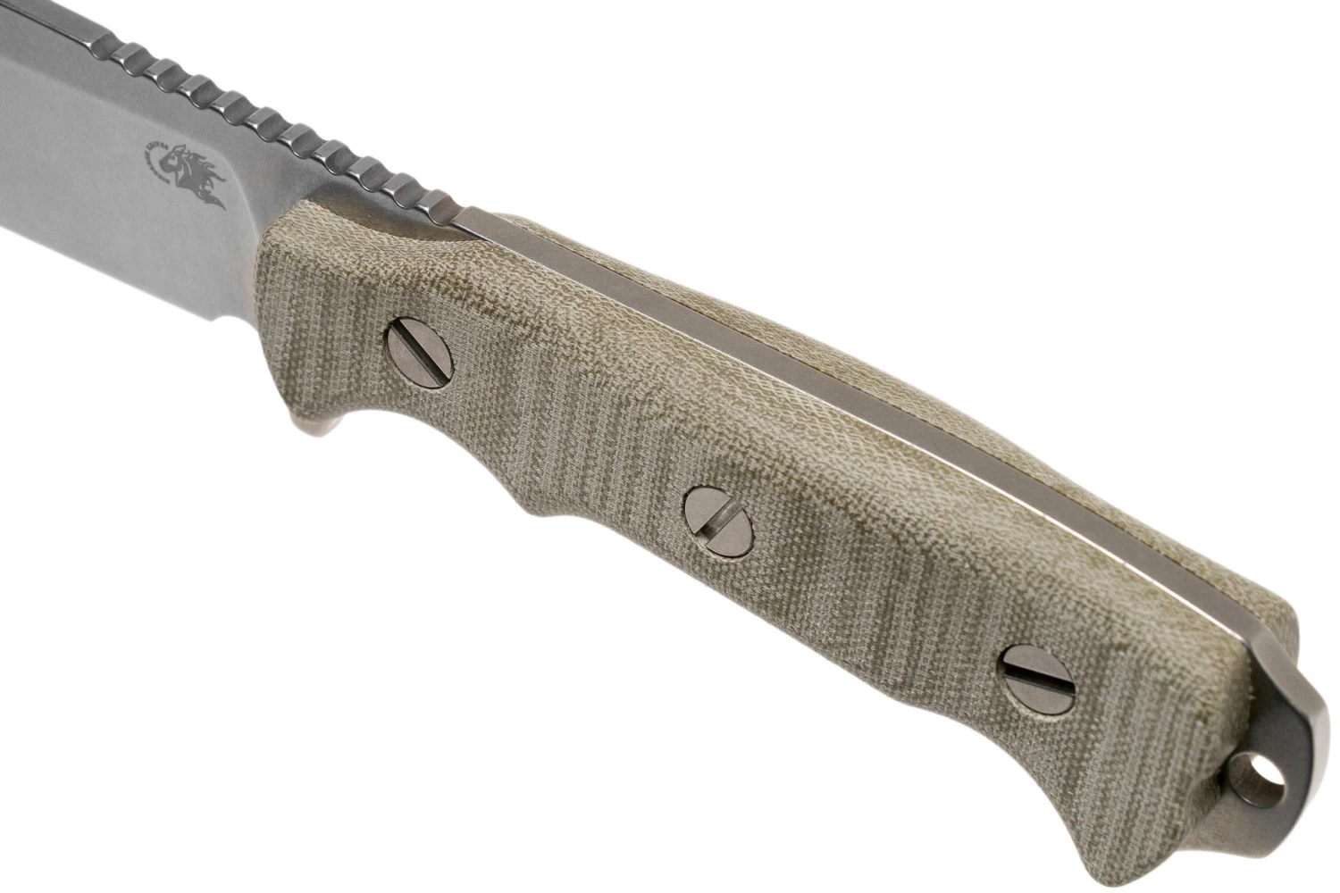 Rick Hinderer Fieldtac 6” Harpoon Spearpoint Stonewash OD-Green Micarta Couteau De Survie 5 Rick Hinderer Fieldtac 6” Harpoon Spearpoint Stonewash OD-Green Micarta Couteau De Survie – Image 5