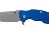 Rick Hinderer Jurassic Slicer Working Finish Blue G10 CPM 20CV Couteau De Poche